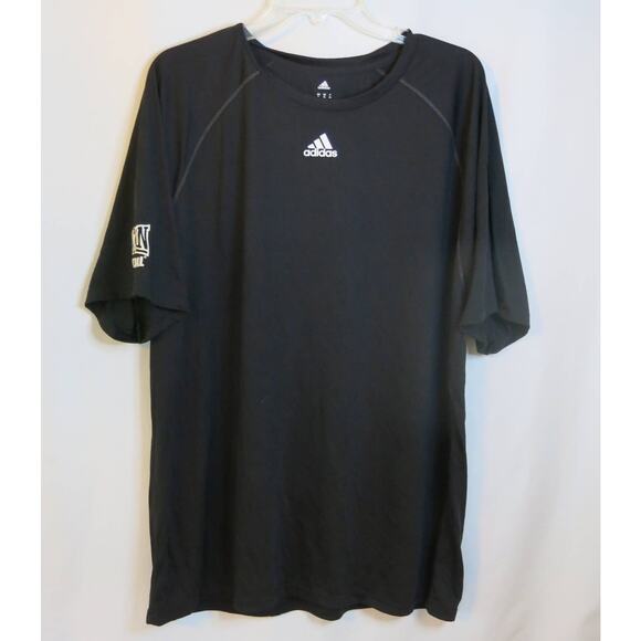 ADIDAS SOCON FOOTBALL Climalite T Shirt Size XL Men's Short Sleeve NCAA Black - Picture 1 of 6